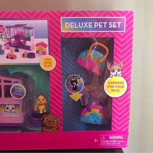 Barbie Pet Dreamhouse – Maison De Jeu 2 Faces Avec 24 Accessoires Et Animaux (occasion)